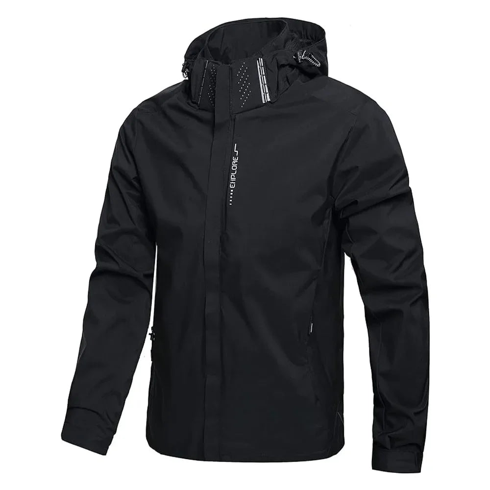Waterproof Hooded Rain Jacket for Men