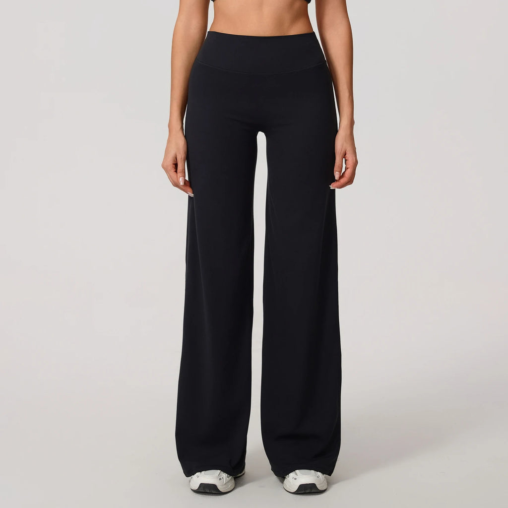 New Summer High Waist Wide-Leg Yoga Joggers Women's Autumn Casual Outdoor Sweatpants Female Straight Tracksuit Bottoms