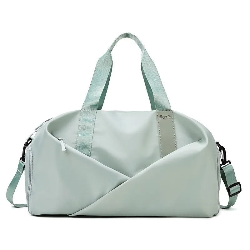 Women Gym Bag Sports Travel Dry Wet Bag Handbags Multifunction Swimming Tote Shoulder Weekend Fitness Duffle Yoga Shoes Daypack