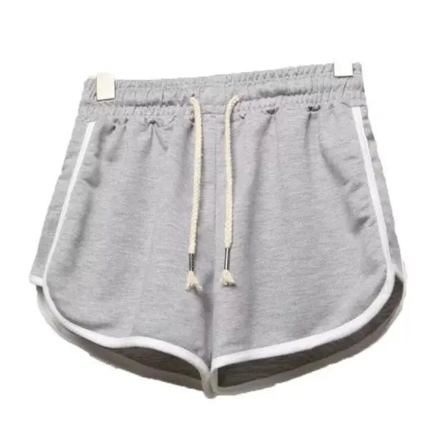 1pcs Summer Women Casual Solid Shorts Girl Gym Workout Shorts Pants Ladies Mid Waisted Yoga Short Student  Loose Shorts S-3XL
