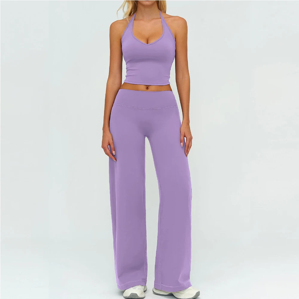 Summer 2 Pieces Yoga Suit Sports Outfits Women Athletic Wear Quick-Dry Gym Set Women Tracksuit Running Workout Bra Yoga Clothing