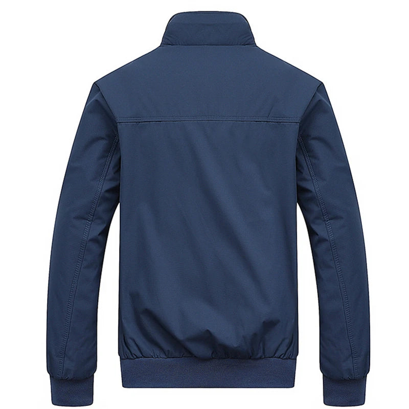 2025 Fashion Spring Jackets Men Casual Solid Color Bomber Jacket Men New in Outwears Baseball Overcoat Clothing Men's Jacket 6XL