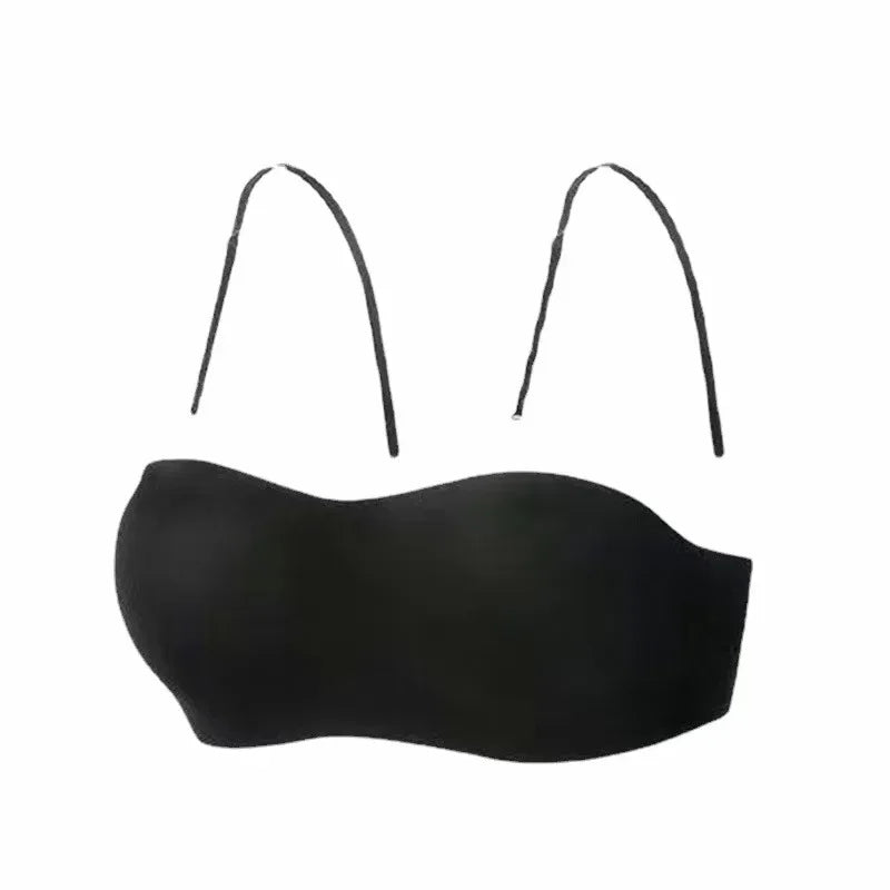 Strapless Bra for Women One-pieces Sexy Tops Seamless Bra Corset Traceless Nude Shaping Underwear Gathering Push Up Bra