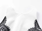 Elegant Lace Patchwork Halter Long Dress Women Hollow Out Backless Slim High Split Maxi Dresses 2026 Lady Holiday Evening Gowns