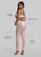 Semi-Sheer High-Rise Leggings