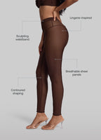 Semi-Sheer High-Rise Leggings