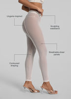 Semi-Sheer High-Rise Leggings