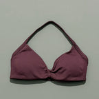 HISTELLO Impacts Strappy Bra Gym Top Women High Support Thin Strap Halter Sports Seamless Bra Scrunch Push-up Workout Yoga Tanks