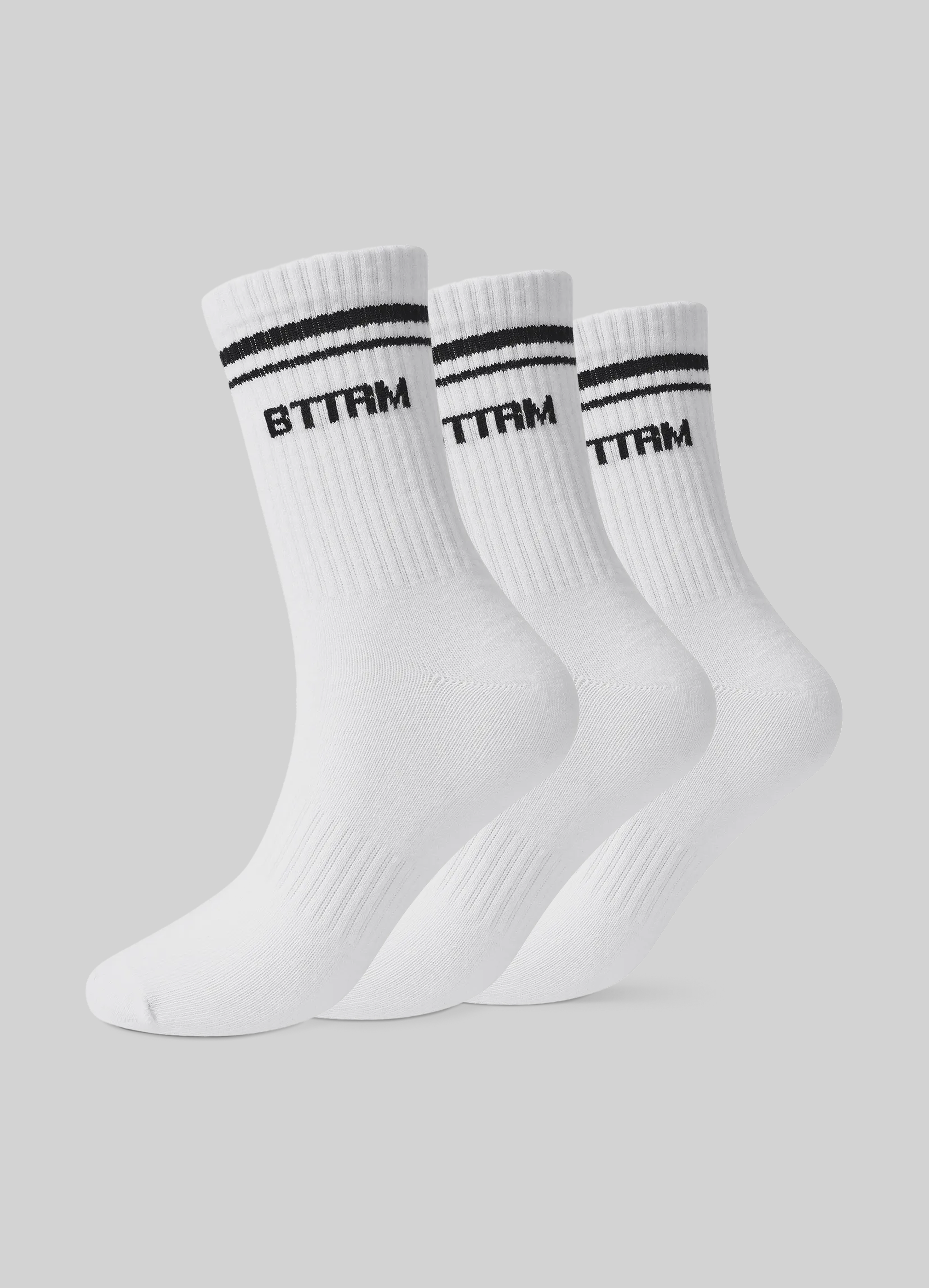 Unisex Half-Crew Socks 3-Pack