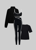 Zip Jacket & Relaxed Tee Set
