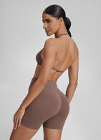 Ultrasculpt Halterneck Backless Strappy Functional Twill K…