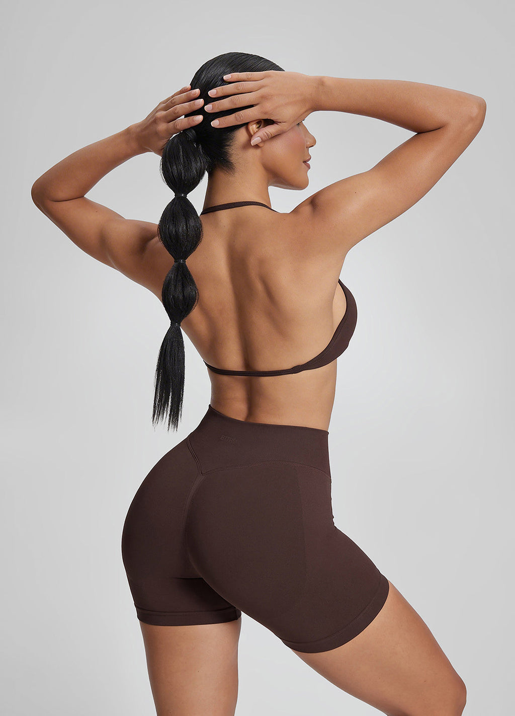 Ultrasculpt Halterneck Backless Strappy Functional Twill K…