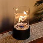 Portable Glass Tabletop Fireplace