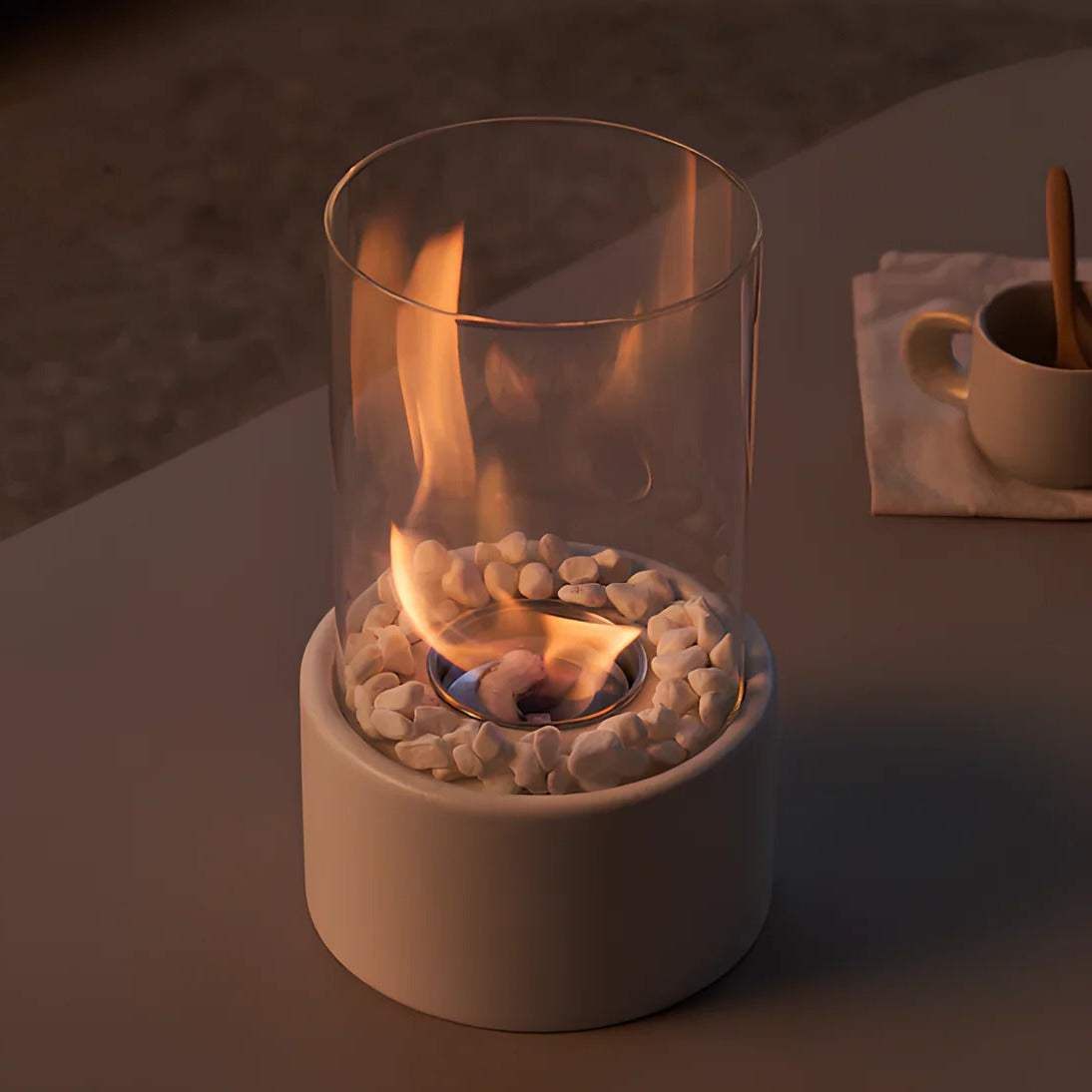 Portable Glass Tabletop Fireplace