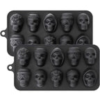 Skull-Shaped Ice Cube Tray