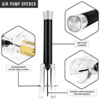 Air-Assist Wine Bottle Opening Set