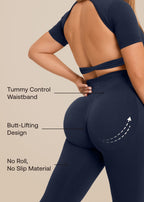Ultrasculpt High Waisted Butt Lifting Tummy Control Shapin…