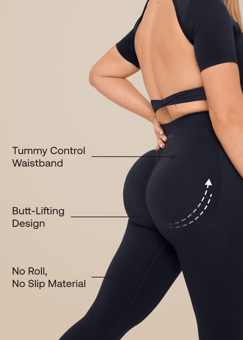 Ultrasculpt High Waisted Butt Lifting Tummy Control Shapin…