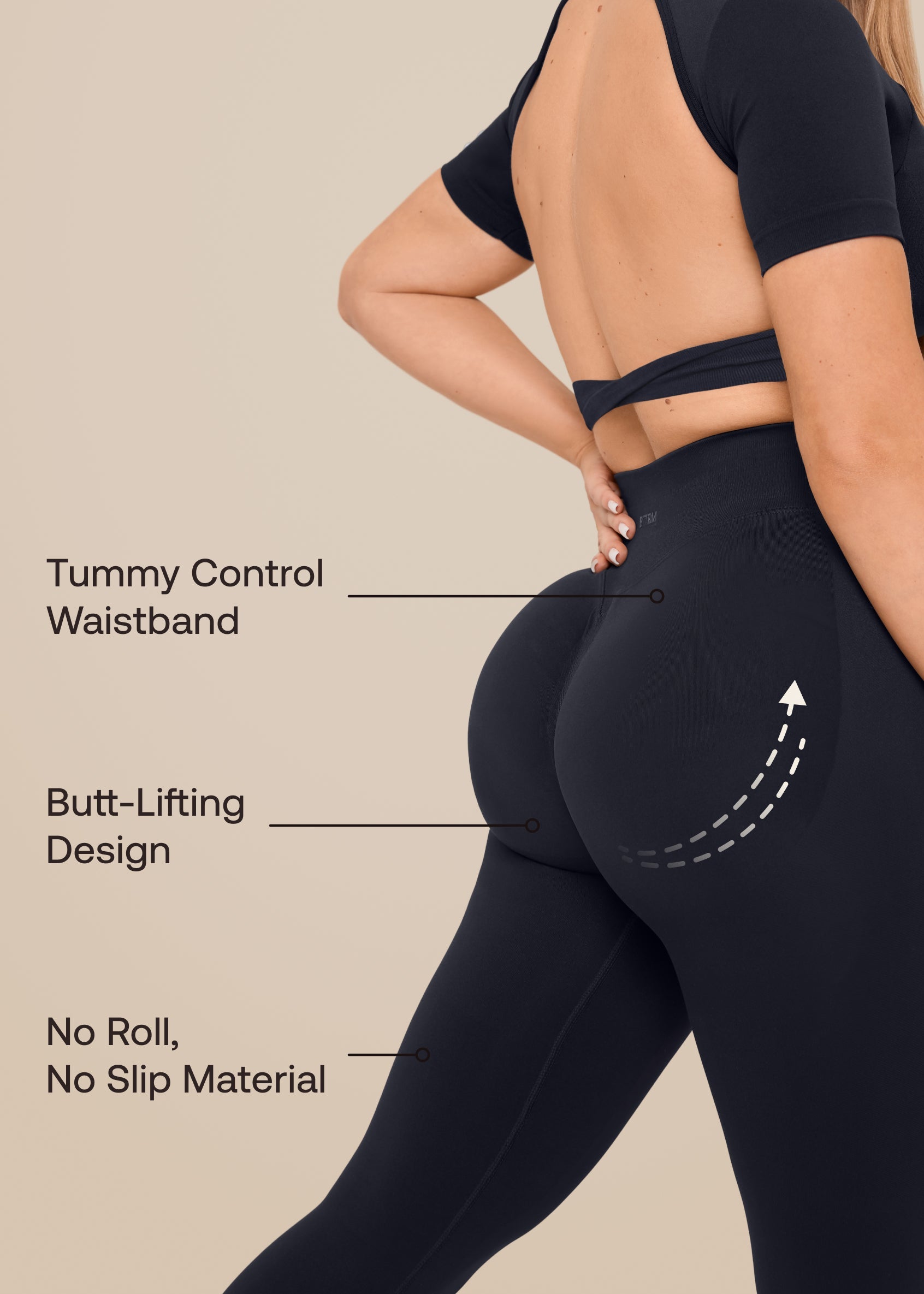 Ultrasculpt High Waisted Butt Lifting Tummy Control Shapin…