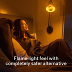 LED Flame Effect Light Bulb