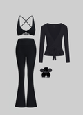 Pilates Wrap & Flare Set