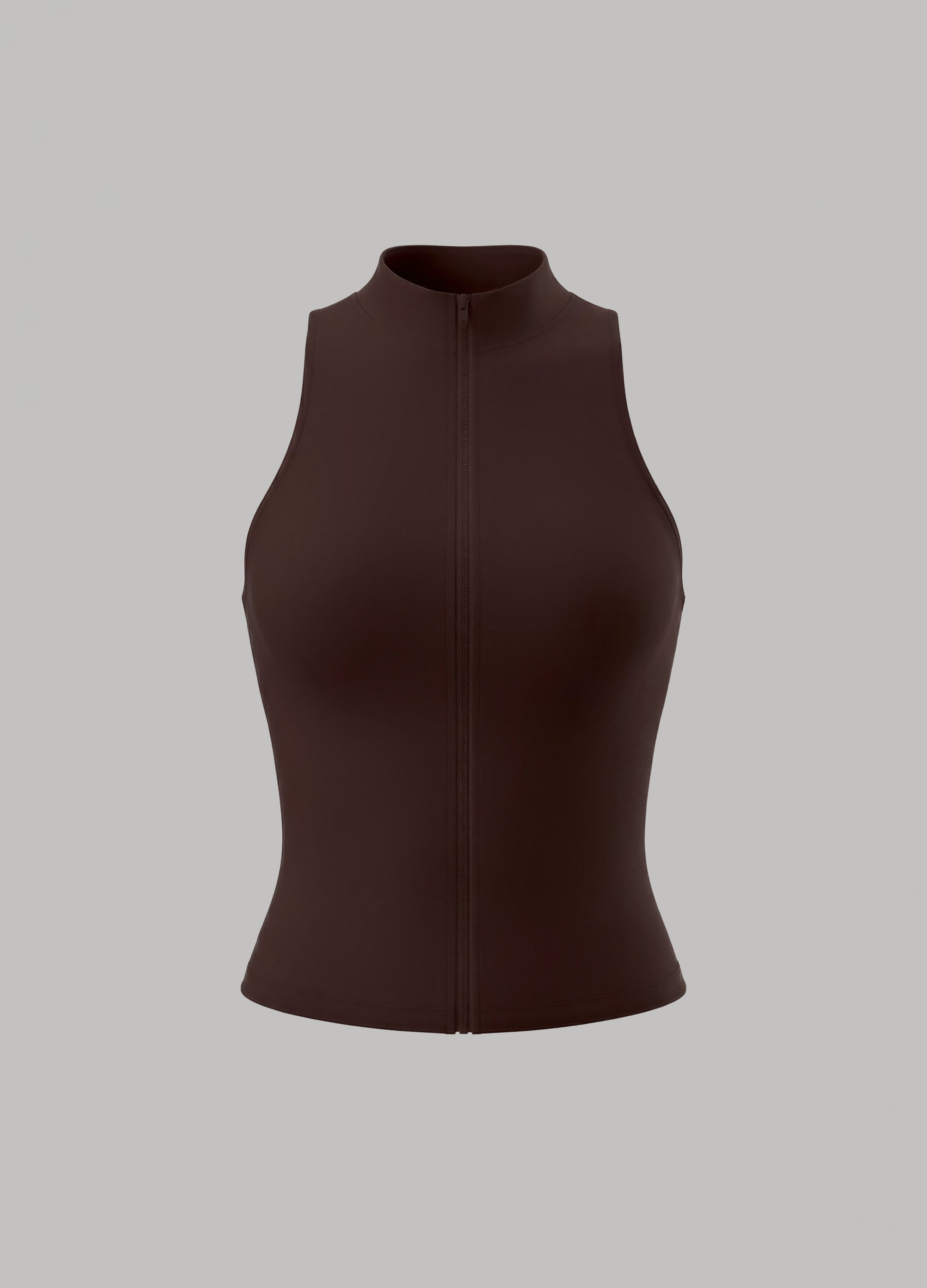 Sculpt Zip Crop Vest