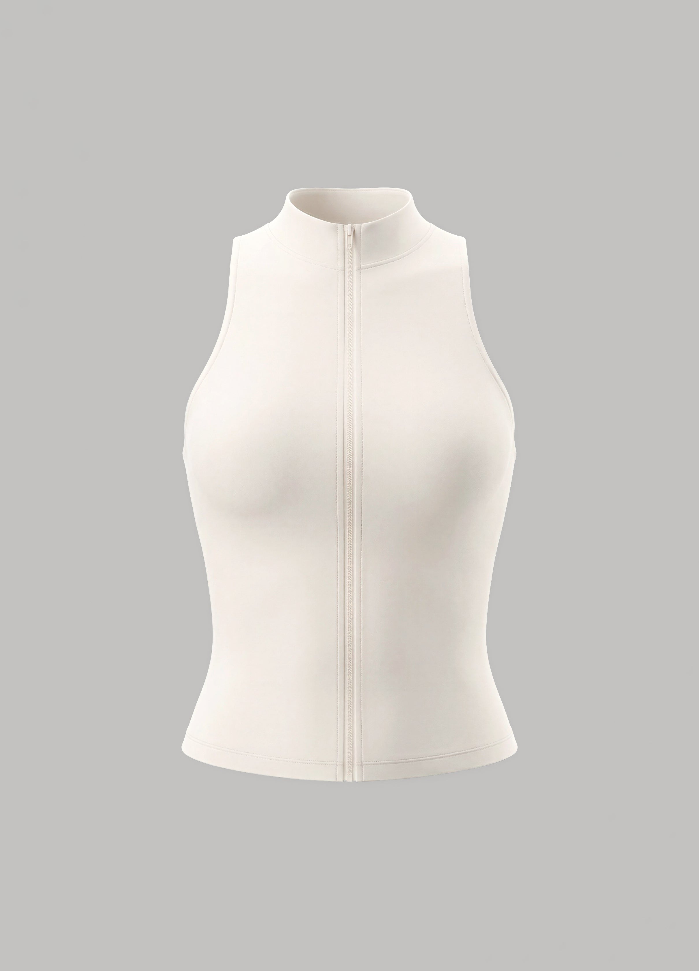 Sculpt Zip Crop Vest