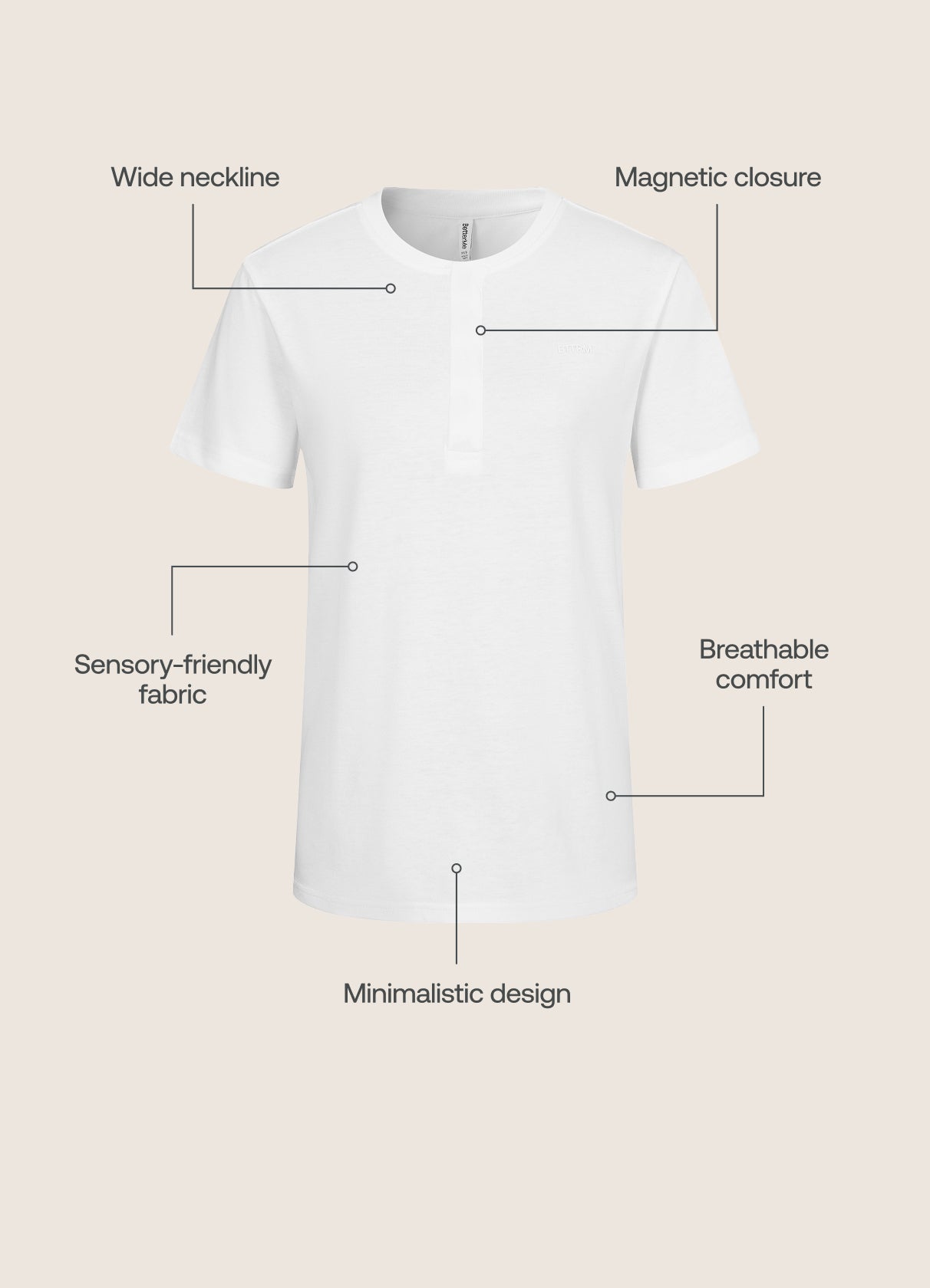 Sensory Comfort Adaptive T-Shirt